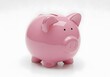 © akkml - Cute Pink Piggy Bank for Saving Money and Coins
