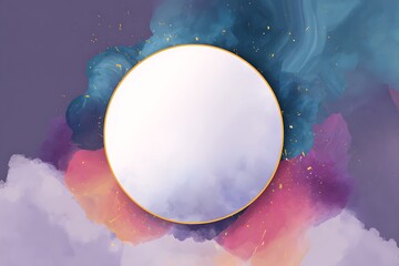 Wall Mural - Abstract of the moon background