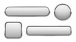 © H - Sleek white buttons perfect for website design and app interfaces