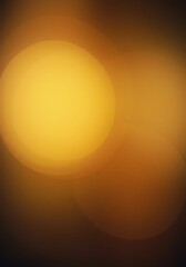 Wall Mural - a soft, warm abstract background of golden and orange out-of-focus light orbs