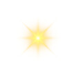 © ket4up - Warm Light Shinig Star Overlay. Yellow Sparkle