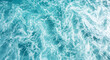 © Abdulwaheed - water dynamic close up of vibrant turquoise ocean water, featuring swirling white foam and powerful currents an abstract and refreshing texture of the deep blue sea