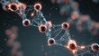 © Anton - Scientific 3D render of AI supercomputer generating pharmaceutical compounds, abstract visualization of molecules, DNA, and data streams, modern medical illustration style
