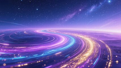 planet in space