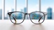 © Slowlifetrader - Glasses reflecting code, symbolizing programming skills essential for the future. A highly demanded and important profession in the era of technology and AI.