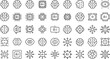 © BAPJAN IT - Extensive collection of artificial intelligence and brain-inspired technology line icons representing digital innovation and data processing concepts