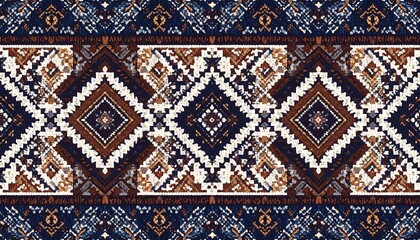 Naklejka na meble Geometric patterned textile design