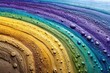© yoga - Abstract rainbow swirls with bubbles