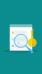 Wall Mural - keyword research tool for seo and ppc, enabling optimal keyword selection and competitor analysis.