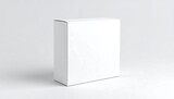 Blank white box on a plain background