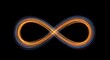 © Tri - Infinite Loop Light Trails Create a Symbol of Eternity