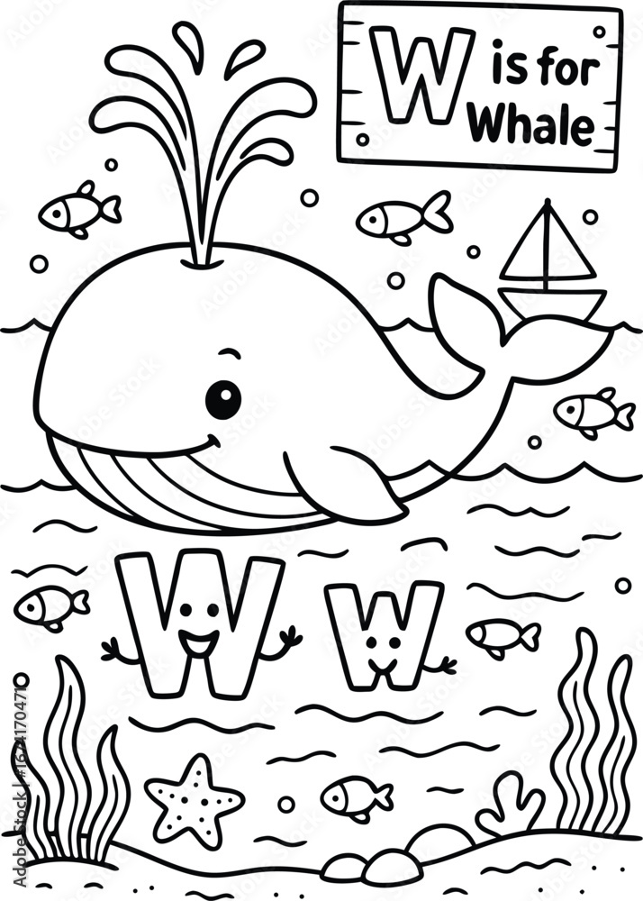 Alphabet A to Z Coloring Pages for Kids – Fun, Educational & Printable ...