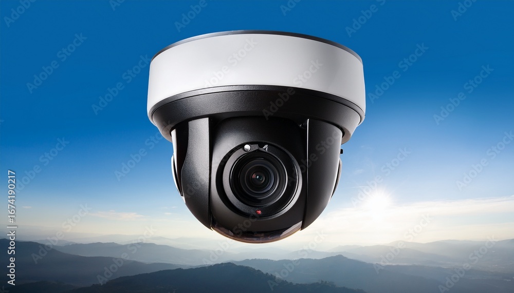 modern dome surveillance camera featuring sleek design and high ...