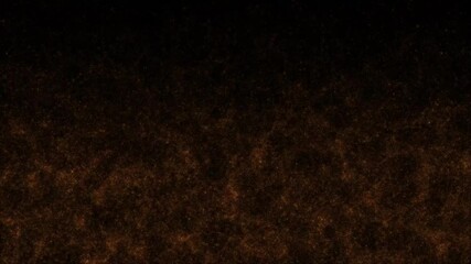 Wall Mural -  gold flow flame gold particles dust Transparent background. Seamless loop