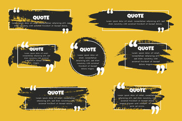Hand painted quote box frame collection