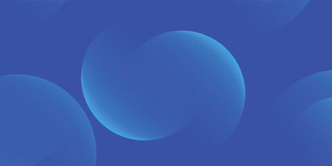 Wall Mural - modern background template with light blue and blue gradient, circle effect, suitable for background