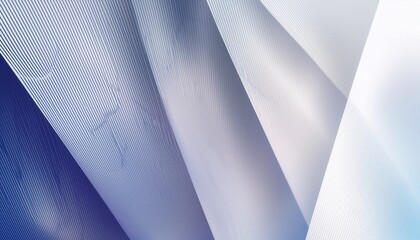 Wall Mural - futuristic blue and white abstract background with diagonal light beams and striped gradient texture