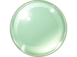 © QBeStock - Shiny pale green orb glass sphere bubble ball, Isolated On Transparent Background