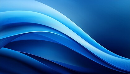 Wall Mural - abstract blue wave background smooth curves and gradient colors