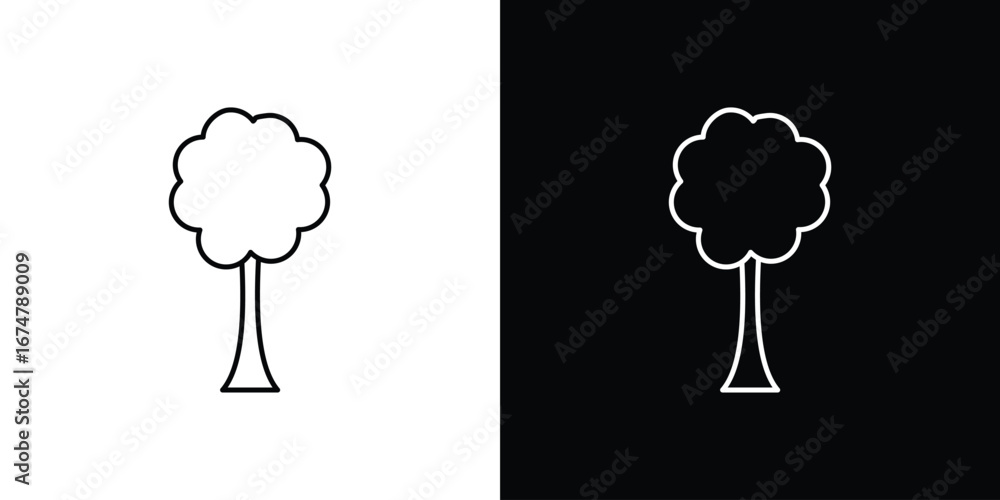 Tree free icon symbols. Simple pictograms for web sites and mobile app ...