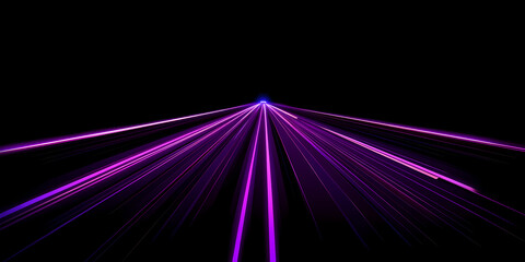 Wall Mural - Abstract Purple Light Trails