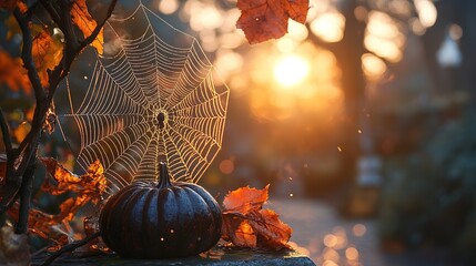halloween spider web