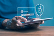 © thanmano - User authentication and secure login on digital tablet with password entry and padlock icon, symbolizing data protection, privacy, and cybersecurity for online access