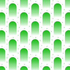 Wall Mural - Geometric seamless pattern in green isolated on white background.Abstract vector illustration texture background.Christmas repeat pattern.Eco wallpaper.