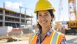 © Yshfrn - Construction Worker Smiles at Construction Site
