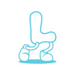 © aridwi99d - Cute Alphabet Mascot Letter L Vector Illustration