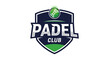 © SITI - Vibrant padel club logo with modern typography on a classic shield design