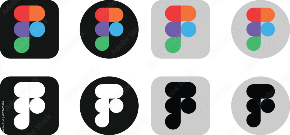 Figma Logo Bundle, Figma App Icon Set Vector, High resolution vector ...