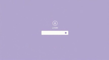 Simple Login Interface: A minimalistic interface with a prominent login button and a text entry field, offering a seamless and intuitive access point. 