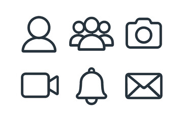 Web Mobile Interface Icons User Communication Technology
