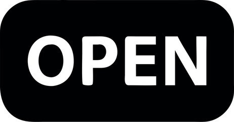 Open icon vector symbol illustration