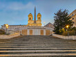 At the Spanish Steps (Piazza di Spagna) before sunrise. Rome, Italy