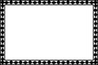 © KamranArt - Unique Black Frame, Photo Frame, Border Frame with White Background, Unique Style Frame