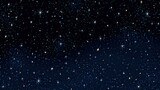 Cartoon night starry sky vector design. Simple dark blue space background with stars clipart. Cartoon starry pattern. Cosmic stars in darkness space vector, night sky.