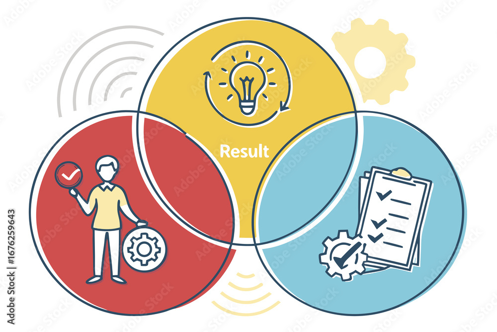 Venn diagram business infographic circle chart template 3 options ...