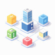 © Suhariyono - 3D isometric icon set with pastel gradients and abstract symbols. Modern clean vector pack for digital, business, and technology projects.