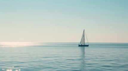  Mediterranean Adventure: Drone View of Sailboats Sailing on Blue Ocean Waves