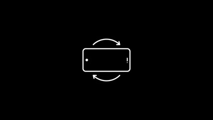 mobile phone screen rotate arrow icon animation, Please Rotate Your Phone. Turn you Smartphone and rotate device screen,
Rotate your phone animation. Rotate Your Phone Screen Animation 