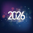 © jadamprostore - Happy new year 2026 background with Fireworks and bokeh