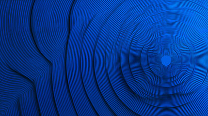 Wall Mural - Modern abstract blue background with circular lines. Geometric stripe line art design for poster, brochure, cover, website, header, web banner, presentation Stock Vector