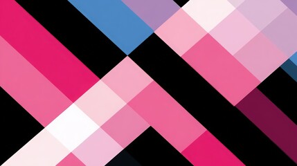 LGBTQ+ inclusive coding bootcamp, pastel flags in background, bold black and bubblegum pink palette 