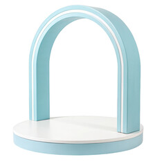 Archway podium isolated on transparent background