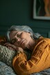 © Anatoll Paveel - Middle aged woman sleeping on bed in bedroom