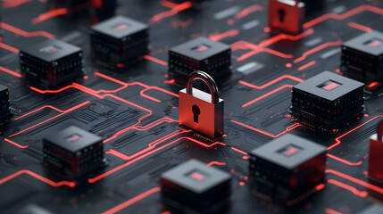 Cyber Security and Digital Data Protection Concept