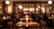 © cherif - Blurred Restaurant Dining Room Background