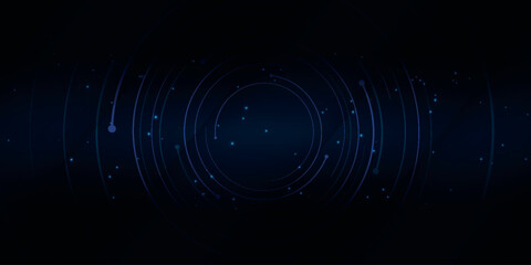 Dark abstract background with dynamic swirling curved lines. Simple and modern swirling curved line design. Spiral lines. Vector illustration. Vol 3